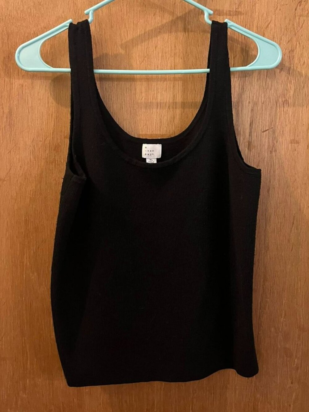 🐻Size XL - a new day - Black  Sweater Tank Top